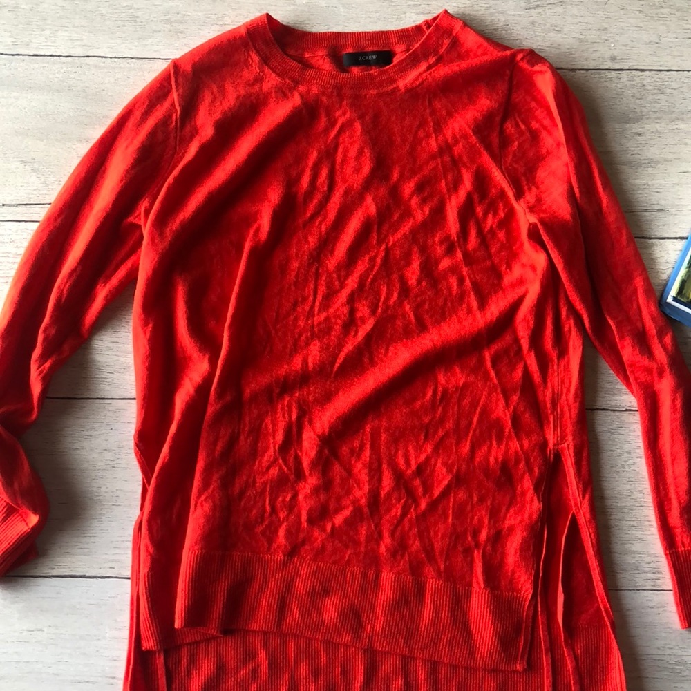Red Jcrew Sweater